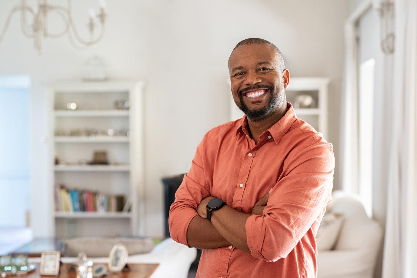 African Man Smiling